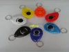 100pcs/lot Fast shipping Dog Pet Clicker Dog click Training Trainers With Key Chain Pets Trainer Supplies