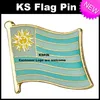 Uganda-Flaggen-Abzeichen-Flaggen-Pin 10pcs viel freies Verschiffen KS-0185