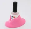 Nail Art Equipment silicone Rose Caoutchouc Nail Art Manucure Polonais Incliné Titulaire Stand Siège Outil KD