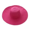 Gran oferta, sombrero para el sol de primavera y verano para mujer, sombrero de paja, sombrero de playa, aleros de vacaciones EMB035