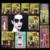 Tatuagem de Halloween Rosto Pintura Corporal Pintura A Óleo Arte Não-tóxico Tinta De Água horror make up paleta Partido Maquiagem vampiro zumbi Rosto Pintura conjunto