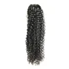 Weave bundles Noir brésilien crépus bouclés vierge cheveux weave bundle 100g afro crépus bouclés cheveux armure faisceaux 1 PCS