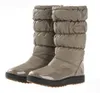 Bottes de neige d'hiver nouvelles chaussures imperméables femme, bottes à plateforme en peluche grande taille 41