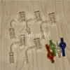 Fumar XL XXL Paredes Duplas Quartz Thermal Banger Prego Cabnê Carb com 10mm 14mm Domeless Nails Glass Bead Bound Caps para tubos de água