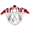 3 omaggi Carene complete per Yamaha YZF 1000-YZF-R1-09-10-11-12 YZF-R1-2009-2010-2011-2012 Kit carenatura completa per moto Bianco Rosso v25