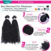 Бразильские вьющиеся девственницы волосы плетение пучков необработанные бразильские афро странные кудрявые REMY Extensions человеческих волос 3 шт. Лот натуральный черный мягкий полный полный