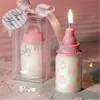 Spedizione gratuita 50PCS Cute Baby Bottle Candle Favors per Baby Shower Graduation Regali per feste Kids Party Favors