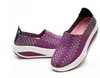 نيو صيف الصيف صندل الأسلوب الساخن للأحذية النسائية الأزياء النسيج الحذاء الحذاء الاسفنجة أحذية واحدة أحذية واحدة