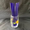 R￶kningstillbeh￶r Multi Color Glass Straight Sucker