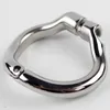2017 new Super Small Male Chastity Cage Stainless Steel Chastity Belt Penis Lock with 4 size Arc Base Ring8035532