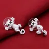 2017 neueste Mode Kätzchen Tier Multiple Farbe Klassische Nette Katze Punktion Ohrstecker Piercing Ohrringe Für Frauen Mädchen 100 Paare