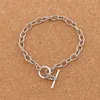 Bracelet en anneau lisse Bascule Clasps Tibétatan Silver / Bronze Conclusions de bijoux Composants pour collier et bracelets DIY L830 11x15mm