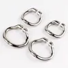 Stainless Steel Male Chastity Belt Cock Cages Additional Ring Arc Cock Ring 4 Size Choose BDSM Cock Cage Toys
