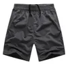 HOT 2017 Summer Drawstring Traning short Black Grey Fertilizer Plus-Size 6XL 7XL Cotton Elastic Waist Men Loose Big shorts men