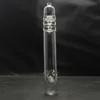 Pipe à main en verre Upline Steamroller 7 pouces avec trois anneaux Upline Pipe en verre à bol profond avec pieds de support