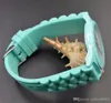 Casual merk Dames Heren Unisex Dier krokodil Stijl Wijzerplaat Siliconen Band Analoge Quartz horloges