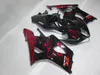 Suzuki GSXR1000 2003 2004 Red Flames Black Bodywork Fairing Kit GSXR1000 2003 2004 OT12 OT12에 대한 100 % 맞는 사출 금형