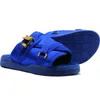 2023 Plus maat 36-47 Fringe Men Dames canvas slippers mannelijke zomerschoenen glijbanen slip-resistente strand slipper slippers sandalen