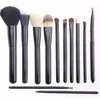 Portable Women Makeup Foundation Eyeshadow Eyeliner Lip Brushes Container Tube Borsts Set With Box Cosmetic Brushes Kit2497008