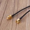 Freeshipping 10pcs/lot 3M RP SMA Male To Female WiFi Router Antenna Extension Cable Cord