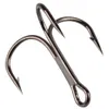 100pcs/lot 10#-3/0# 35647 Black Triple Anchor Hook High Carbon Steel Barbed Carp Fishing Hooks Fishhooks Pesca Tackle Accessories B86_1