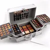 Högkvalitativ Fröken Rose Makeup Set Professionell Kosmetisk Fodral Makeup Kit Eye Shadow Blush Spegel Concealer Wasscases