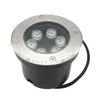 6 * 1W 6W LED-ondergrondse licht AC85 ~ 265V Waterdichte IP67 Outdoor Begraven Tuin Pad Spot Inbouw Inground Lighting