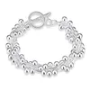 Wholesale - Retail lowest price Christmas gift, free shipping, new 925 silver fashion Bracelety B019