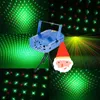1PC Portable mini Laser Stage Lights (Rouge + Vert Couleur) All Sky Star Lighting Pour La Fête De Noël À La Maison De Mariage Club Disco Dance Projector