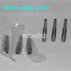 Handwerkzeuge Neueste Glas Bong Hukahn Clipper GR 2 Titan Domeless 14 mm Elektrische Nagel-Mini-Kits