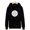 Großhandel - PIGALLE Harajuku Sweatshirt Schwarz für Street Wear Hoodies Herren Luxus Ray 3XL