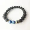 Brand new Natural stone volcanic stone emperor stone turquoise bracelet FB255 mix order 20 pieces a lot Charm Bracelets