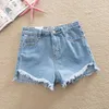 2017 Summer Wholesale- New Sexy Womens Denim Jean shorts Ripped Tassel Short jeans Hot Trousers Beach Summer Bandage Mid Waist Girls Jeans