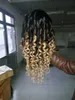 Brésilien Brésilien Vierge Remy Wigs Sufaya Lace Front Natural Wave Ombre 3Color T1B 4 27