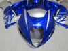 New hot moto part fairing kit for Suzuki GSXR1300 96 97 98 99 00 01-07 silver blue fairings set GSXR1300 1996-2007 OT42