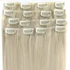 70G 100G 120G Silkesly Straight Remy Clip In On Human Hair Extensions Black Brown Blonde ValTal6435048