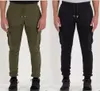 Toptan-Erkek Moda Tulum Kentsel Giyim Serin Güzel Konik Sweatpants Ordu Yeşil / Siyah Jogger M-XXXL Pantolon Biker Joggers