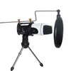 New Brand Microphone Holder Adjustable Studio Condenser Microphone Stand Desktop Tripod for Microphone with Windscreen Filter Cover