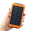 Shockproof 4000 mAh Solar Charger Bank 6000 mAh Portable solpaneler 8000 mAh Funktionella solladdare för MP3 MP4 med detaljhandelspaket