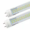 Высокое качество LED трубки T8 4FT 22W 28W 60W 192LEDS свет лампы Лампа 4 фута 1,2М двухрядные 85-265V акции в США