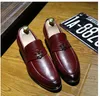 To promote NEW red cusp leather shoes Men's dress shoes Male Business shoe Top quality brand designer shoes for men Wedding