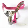 3 cores a escolher Chastity dispositivo Cintos Arc cintura de aço inoxidável masculino Cinto de castidade Penis Cage, Castidade Calças Bondage Brinquedos por Homens G4-64