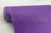 Film d'enveloppe de voiture en vinyle satiné violet avec vinyle mat sans bulles d'air pour l'emballage du véhicule, couverture de carrosserie, feuille de vinyle 1,52x30m/rouleau (5ftx98ft)