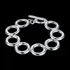 Wholesale - Retail lowest price Christmas gift, free shipping, new 925 silver fashion Bracelet YBH147