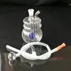 Haczyki akrylowe Bongs Akcesoria nie zawierają elektroniki szklanej rurki wodnej Rurki palenia Perkolator Szklane Bongs Bonga olejowe rurki wodne