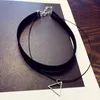 N757 MultiLayer Chokers Halsband för kvinnor Triangel Geometriska Hängsmycke Halsband Collares Fashion Smycken Bijoux Colar 2016