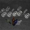 smoking Set XXL Quartz Thermal Banger Bubble With Quartzs carb cap 10 14 18mm Double Tube Nails Tips glass bongs