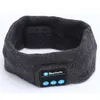 Gestricktes Unisex-Bluetooth-Stirnband, kabellose Musik-Headset-Kappe, Outdoor-Sport, Yoga, weicher Kopfhörer, Freisprecheinrichtung mit Mikrofon für iPhone 7, Mobiltelefon