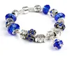 Hot sell beautiful crystal beaded bracelet jewelry length 18cm fashion accessories don't fade the plating layer