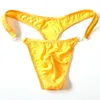 Men 's sexy T - thongs pants transparent transparent low - hanging silk milk silk can be unblocked331S